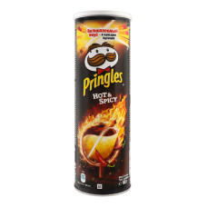 Чіпси картопляні Hot&Spicy Pringles тубус 165г