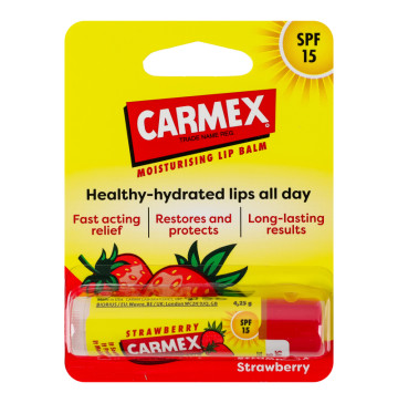 Бальзам для губ зі смаком суниці SPF 15 Carmex 4.25г