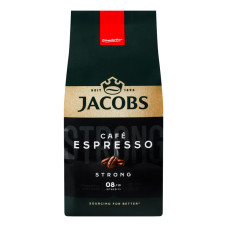 Кава натуральна смажена в зернах Strong Espresso Jacobs м/у 500г