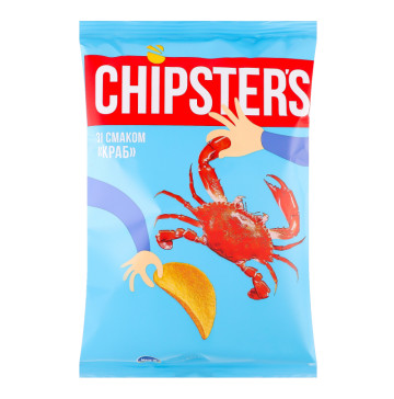 Чіпси картопляні Краб Chipster's м/у 70г