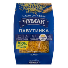 Вироби макаронні клас екстра група А Павутинка Чумак м/у 400г