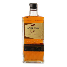 Бренді 500мл 40% 3 зірки VS Koblevo пл