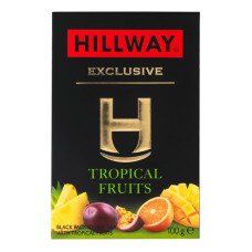 Чай чорний байховий листовий Tropical fruits Exclusive Hillway к/у 100г