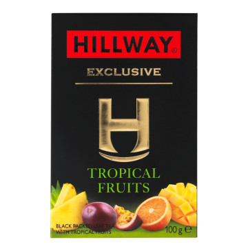 Чай чорний байховий листовий Tropical fruits Exclusive Hillway к/у 100г