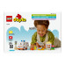 Конструктор для дітей від 2років №10447 Ambulance&Driver Duplo Lego 19ел