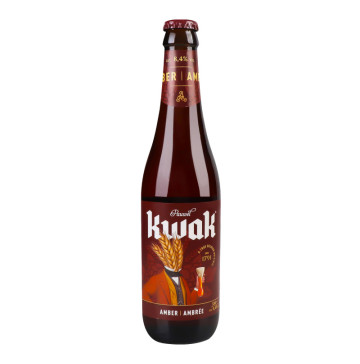 Пиво напівтемне фільтроване пастеризоване Kwak Pauwel 8.4% с/пл 330мл