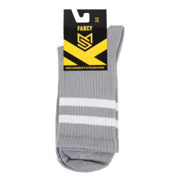 Шкарпетки MovementStandard Fancy №MS M0301S 08 42-45 сірий-білий