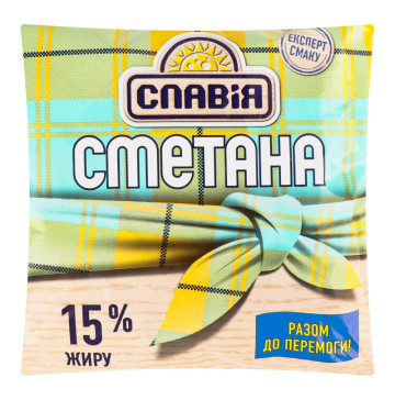 Сметана 15% Славія м/у 350г