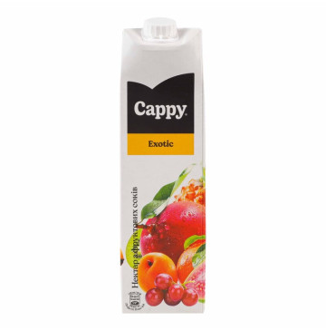 Нектар з фруктових соків та пюре Exotic Cappy т/п 1л