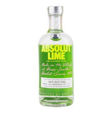 Горілка 0.7л 40% особлива Lime Absolut пл