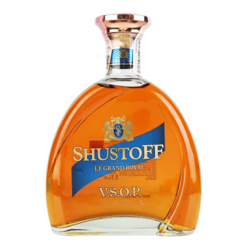 Коньяк 0.5л 40% 4 зірки V.S.O.P. Le Grand Royal Shustoff пл