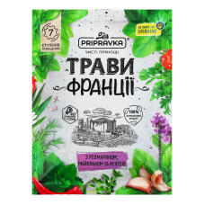 Приправа з розмарином, майораном та м'ятою Трави Франції Pripravka м/у 10г