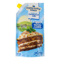 Молоко згущене нежирне з цукром Happy Motley Cows д/п 440г