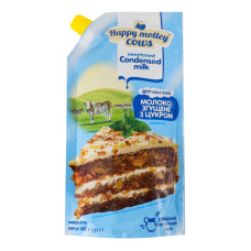 Молоко згущене нежирне з цукром Happy Motley Cows д/п 440г