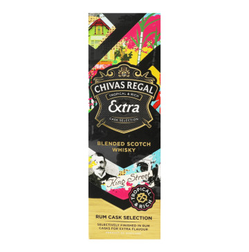 Віскі 700мл 40% шотландське купажоване Rum cask selection Extra Chivas Regal к/у