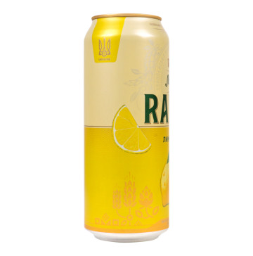 Пиво спеціальне 480мл 3.5% світле пастеризоване Лимон та м'ята Radler Львівське з/б