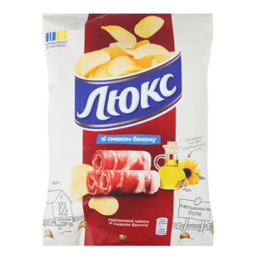 Чипси картопляні Бекон Люкс м/у 105г