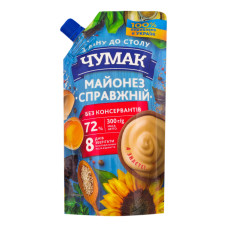Майонез 72% Справжній Чумак д/п 300г