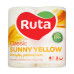 Папір туалетний 2-х шаровий Sunny Yellow Classic Ruta 4шт