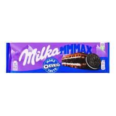 Шоколад молочний з начинкою зі смаком ванілі та печивом Oreo Mmmax Milka м/у 300г