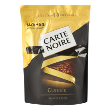 Кава розчинна сублімована Classic Carte Noire д/п 190г