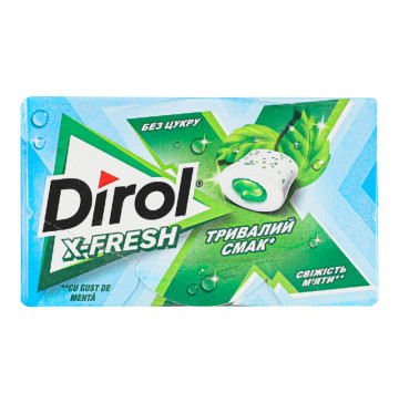 Гумка жувальна без цукру Свіжість м'яти X-Fresh Dirol к/у 19.5г