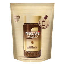 Кава розчинна сублімована Gold Nescafe д/п 165г