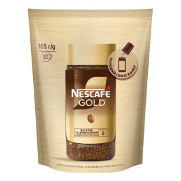 Кава розчинна сублімована Gold Nescafe д/п 165г