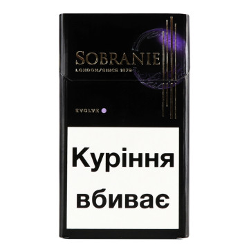 Сигарети з фільтром Sobranie Evolve 20шт