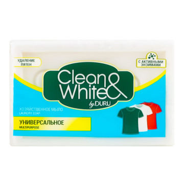 Мило господарське універсальне Clean&White Duru 120г