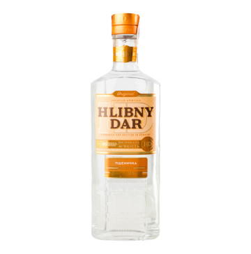 Горілка 0.5л 40% Пшенична Hlibny Dar пл