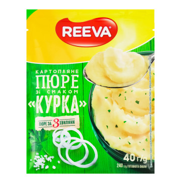 Пюре картопляне швидкого приготування Курка Reeva м/у 40г