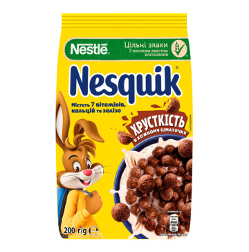 Сніданок сухий з вітамінами та мінеральними речовинами Nesquik м/у 200г
