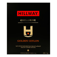 Чай чорний байховий дрібний Golden Ceylon Exclusive Hillway в/с к/у 100х2г