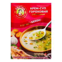 Крем-суп гороховий з крутонами Бекон Daryna м/у 18г