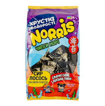 Чипси-норі Сир-лосось Norris м/у 15г