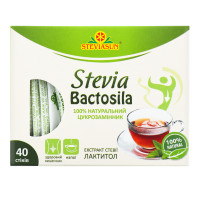 Цукрозамінник натуральний Stevia Bactosila Steviasun к/у 40шт