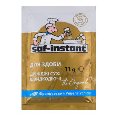 Дріжджі сухі хлібопекарські швидкодіючі Для здоби The original Saf-Instant м/у 11г Дріжджі сухі хлібопекарські швидкодіючі Для здоби The original Saf-Instant м/у 11г