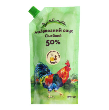 Соус майонезний 50% Сімейний Гуляй-поле д/п 300г