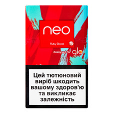Виріб тютюновмісний для електричного нагрівання з фільтром Neo Ruby Boost 20шт