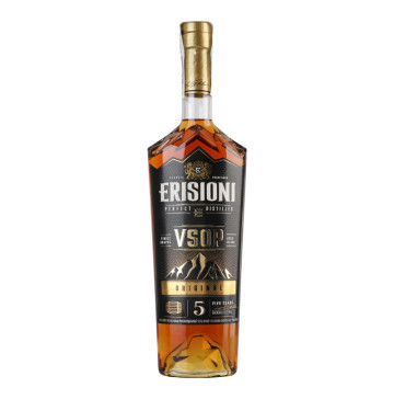 Коньяк 0.5л 40% ординарний 5 зірок VSOP Erisioni пл