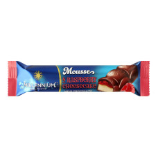 Шоколад молочний з мусовою та малиновою начинкою Raspberry&Cheesecake Mousse Millennium м/у 33г