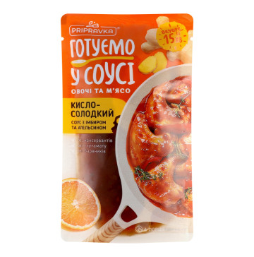 Соус з імбиром та апельсином Кисло-солодкий Pripravka д/п 140г