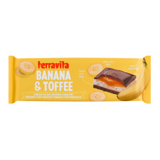 Шоколад молочний Banana&Toffee Terravita м/у 235г