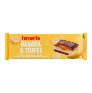 Шоколад молочний Banana&Toffee Terravita м/у 235г