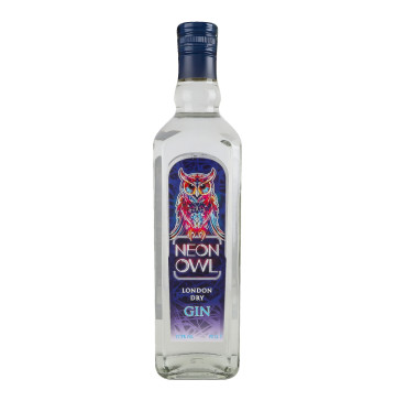 Джин London dry Neon Owl 37.5% с/пл 700мл