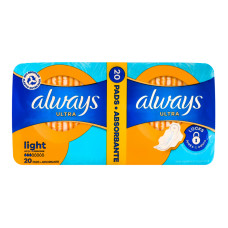 Прокладки гігієнічні ароматизовані Light Ultra Always 20шт
