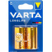 Батарейки C 1.5V LR14 №4114 Longlife Varta 2шт