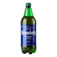Пиво 1л 4.5% світле фільтроване пастеризоване Преміум Лагер Haisenberg п/пл