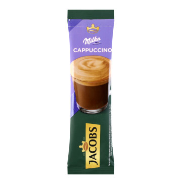 Напій кавовий розчинний з какао Jacobs Milka Cappuccino м/у 18г